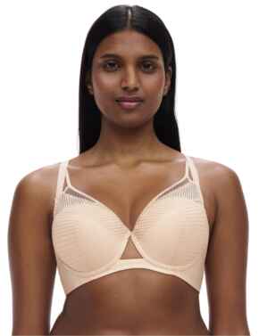 Chantelle Play Plunge T-Shirt Bra Golden Beige