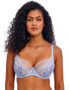 Freya Sydnie Underwired High Apex Plunge Bra Chambray