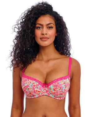 Freya Freya Flirt Underwired Padded Half-Cup Bra Hot Pink