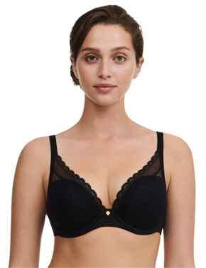 Chantelle Norah Chic Plunge T-Shirt Bra Black