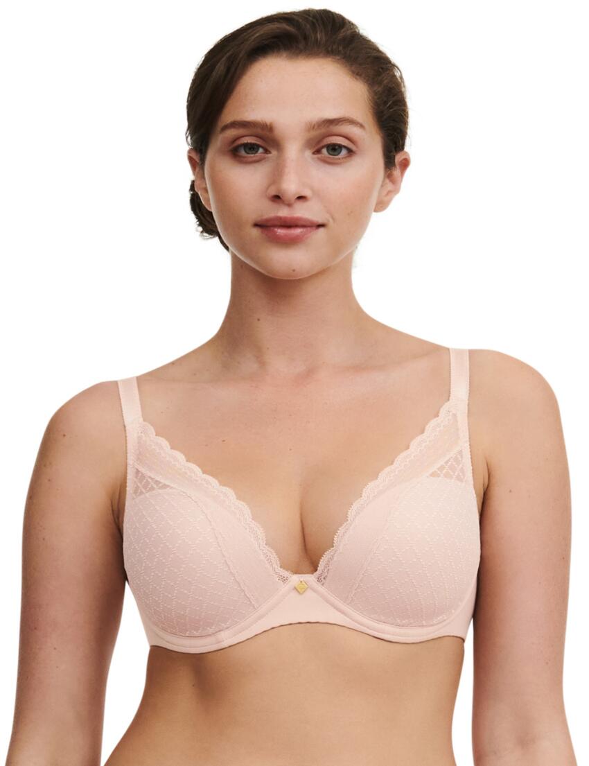 Chantelle Norah Chic Plunge T-Shirt Bra Soft Pink