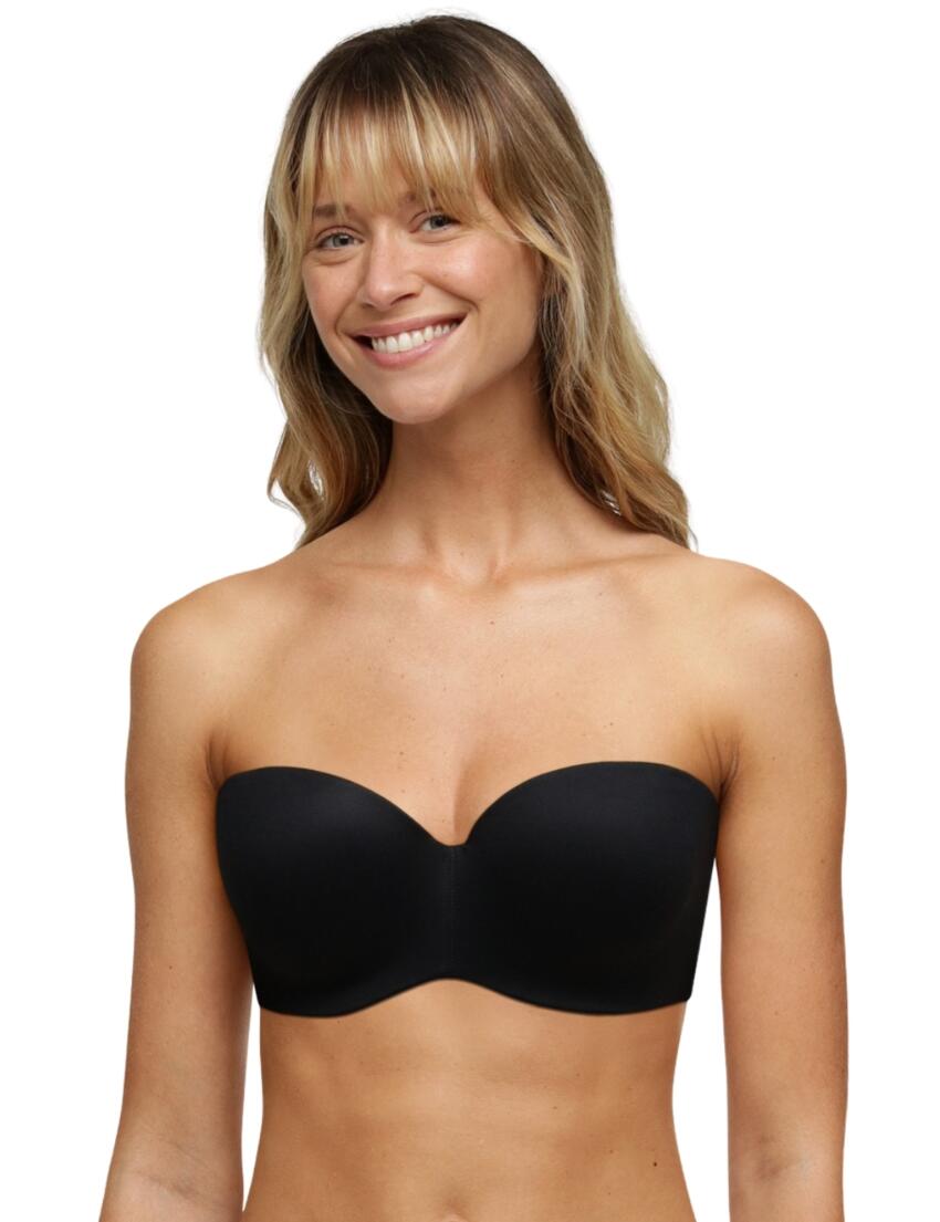 Chantelle Norah Bandeau Strapless T-Shirt Bra Black
