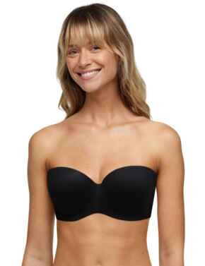 Chantelle Norah Bandeau Strapless T-Shirt Bra Black