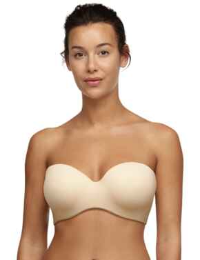 Chantelle Norah Bandeau Strapless T-Shirt Bra Dusky Pink