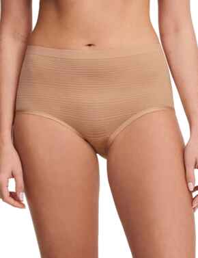 Chantelle SoftStretch Stripes Full Brief Clay Nude