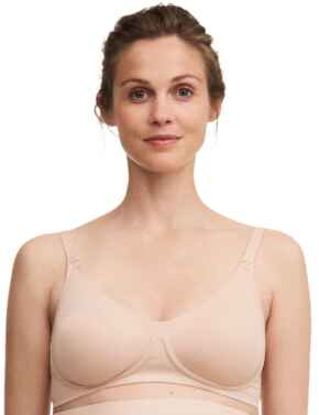 Chantelle Pure Maternity Nursing Bra Golden Beige