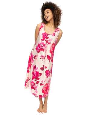 Cyberjammies Aria Long Nightdress Peach Mix