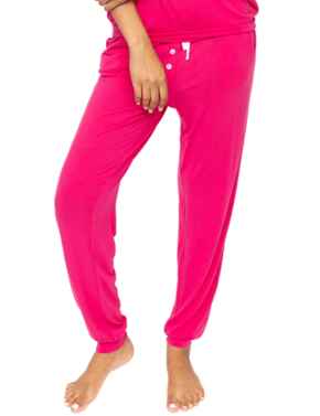 Cyberjammies Aria Jersey Pyjama Bottoms Bright Pink