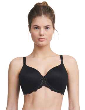Chantelle Rive Gauche Covering T-Shirt Bra Black