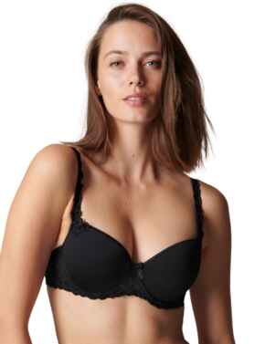 Simone Perele Andora Padded Half Cup Bra Black