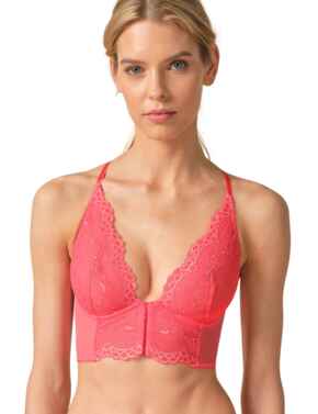 Gossard Superboost Lace Deep V Bralette Sugar Coral