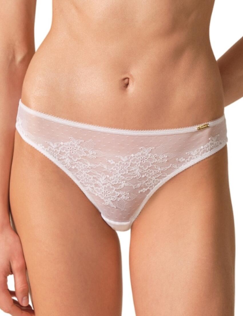Gossard Glossies Lace Brief White