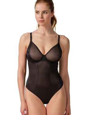 Gossard Glossies Sheer Body Black