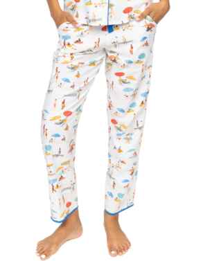 Cyberjammies Sandy Beachscape Pyjama Bottoms Cream Mix