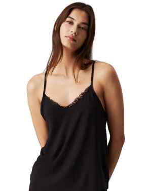 Calvin Klein CK Attraction Cami Pyjama Top Black