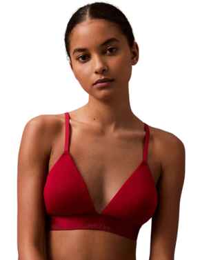 Calvin Klein Modern Cotton Holiday Lightly Lined Triangle Bra Juneberry