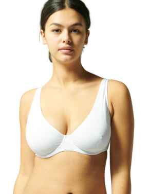 Simone Perele Eugenie Plunging Underwired Bra White