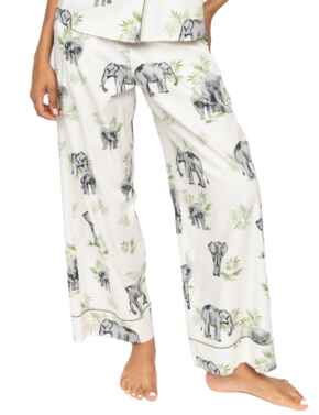 Cyberjammies Eloise Elephant Pyjama Bottoms Cream Mix