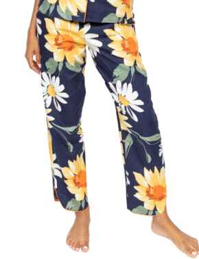 Cyberjammies Georgina Floral Print Pyjama Bottoms Navy Mix