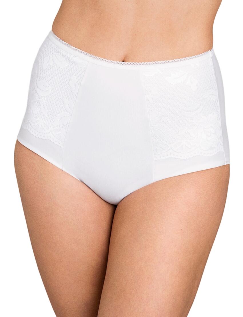 Miss Mary Of Sweden Lovely Lace Panty Girdle White 