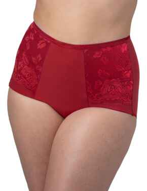 Miss Mary Of Sweden Lovely Lace Panty Girdle English Red