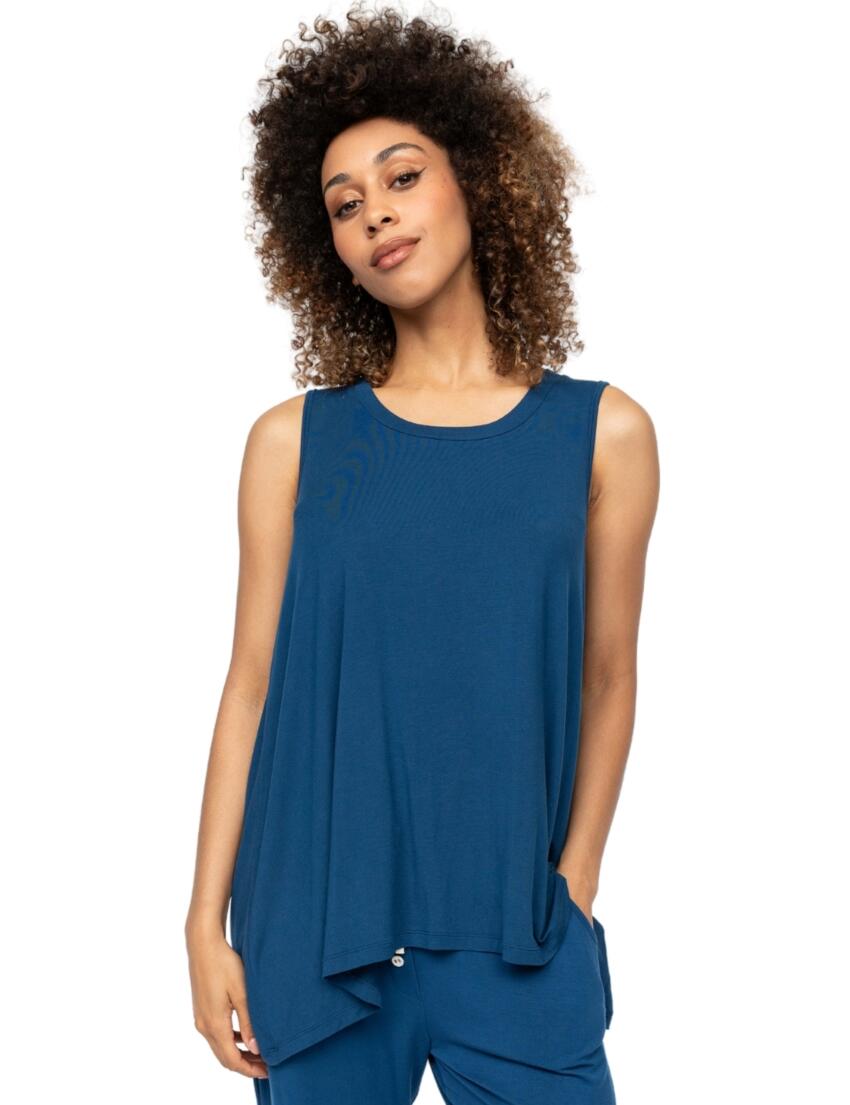 Cyberjammies Harriet Jersey Relaxed Vest Teal Blue