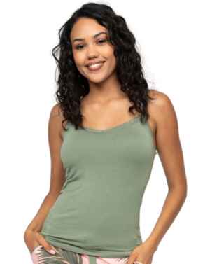 Cyberjammies Lea Jersey Hidden Support Vest Sage Green