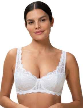 Triumph Amourette Half Padded Balcony Bra White 