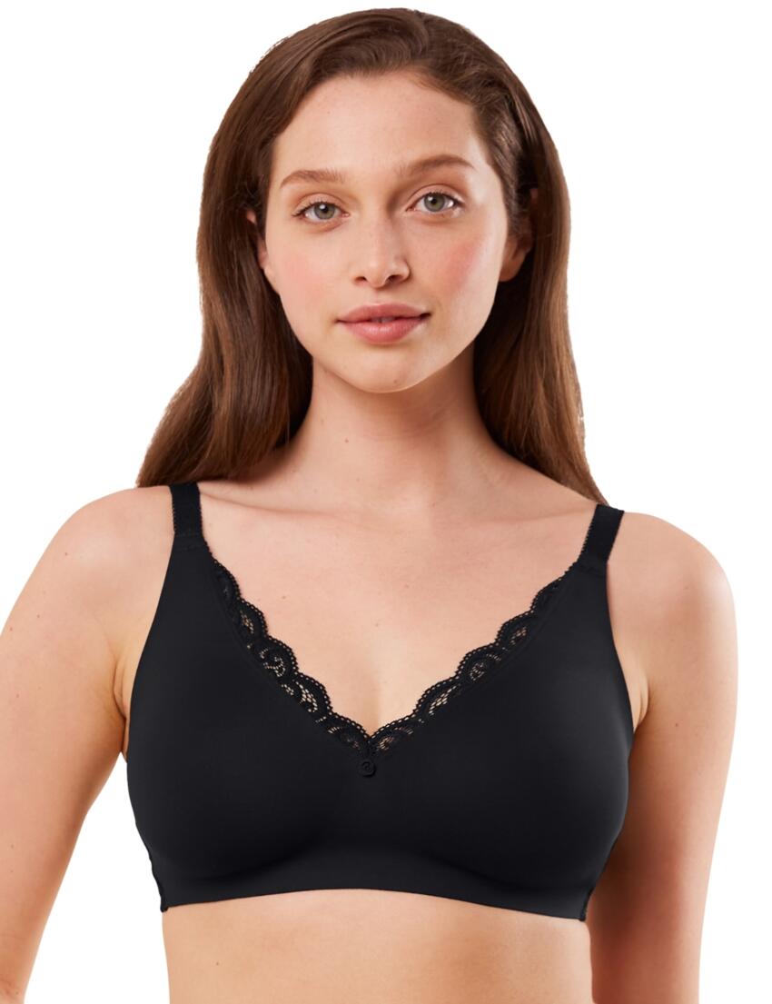 Triumph Amourette Wireless Minimiser Bra Black 