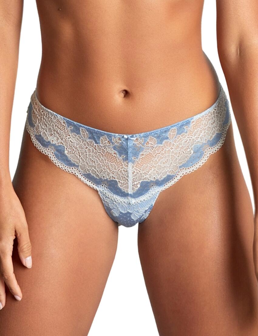 Panache Clara Thong Dusky Blue