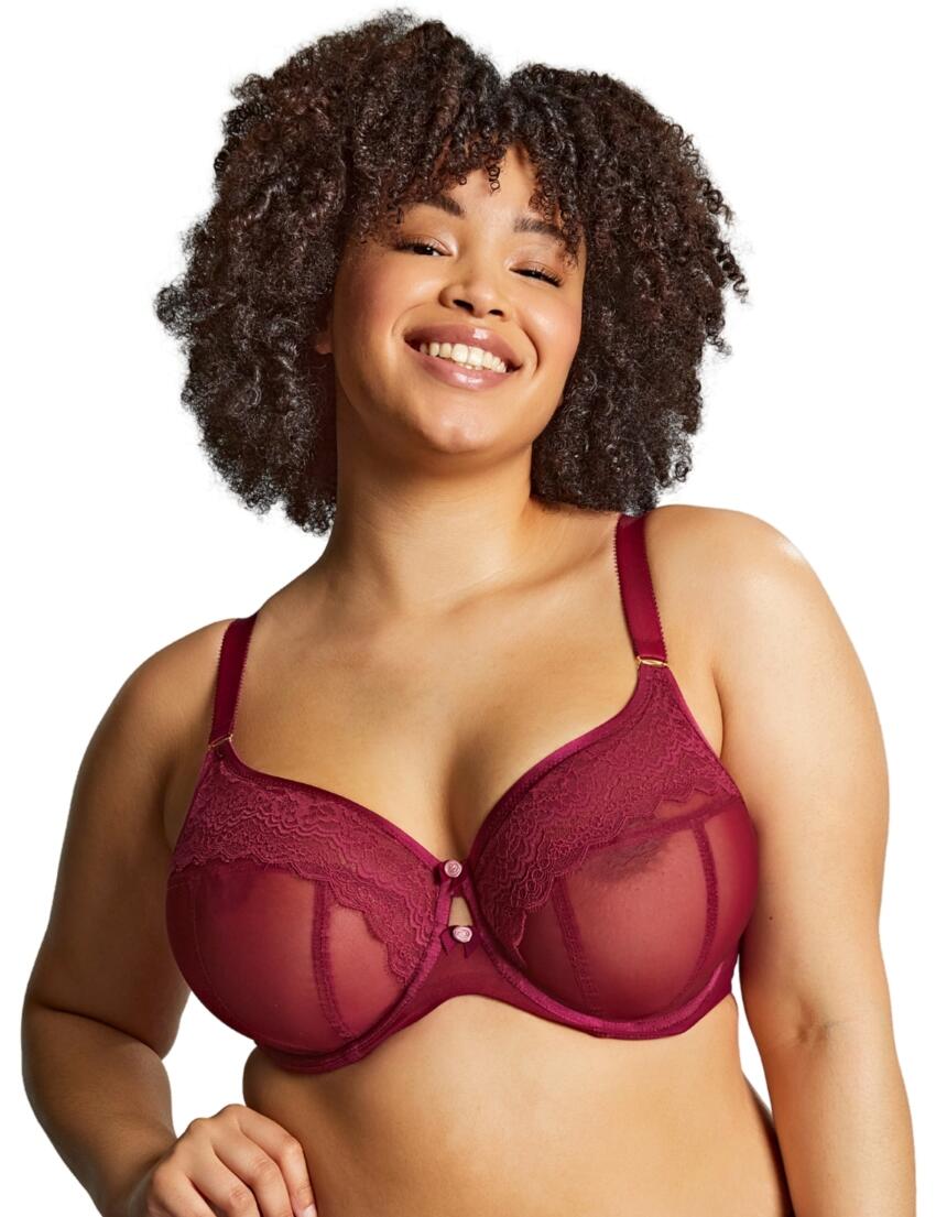Sculptresse by Panache Natalia Full Cup Bra Bordeaux Red
