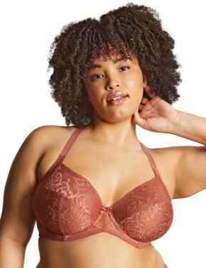 Sculptresse by Panache Estel Plunge Bra Rose Gold
