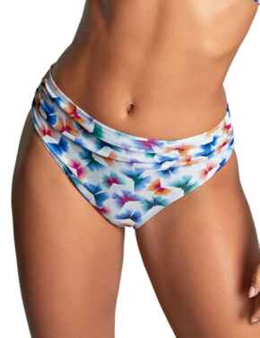 Panache Flutter Midi Bikini Brief Flutter Print