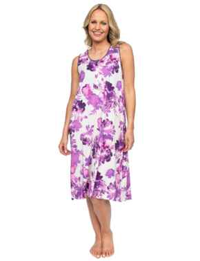 Cyberjammies Nora Rose Elsie Floral Print Long Nightdress Cream Mix