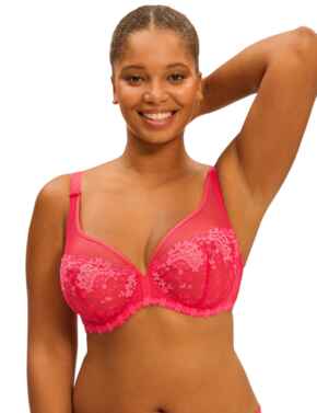 Simone Perele Wish Plunge Bra Fabulous Pink