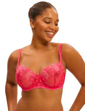 Simone Perele Wish Half Cup Bra Fabulous Pink 