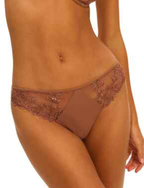 Simone Perele Saga Thong Tender Brown 
