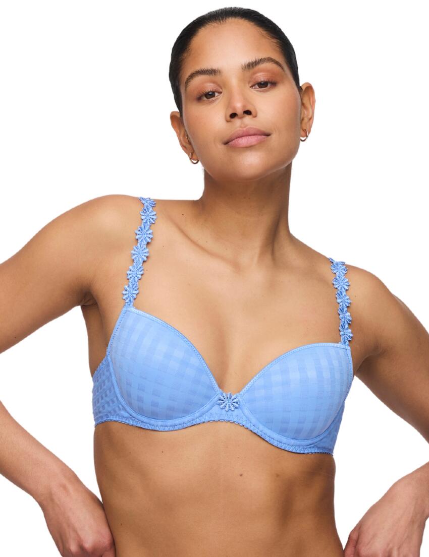 Marie Jo Avero Padded Plunge Bra Santorini Blue