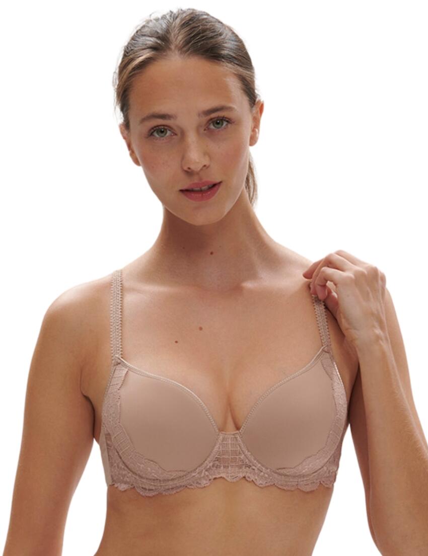 Simone Perele Reve Plunge Spacer Bra Nude