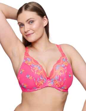 Prima Donna Cala Luna Half Padded Plunge Bra Blogger Pink