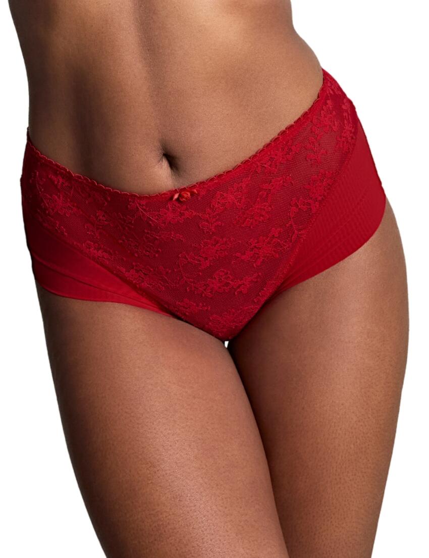 Panache Tango Lace Deep Brief Scarlet