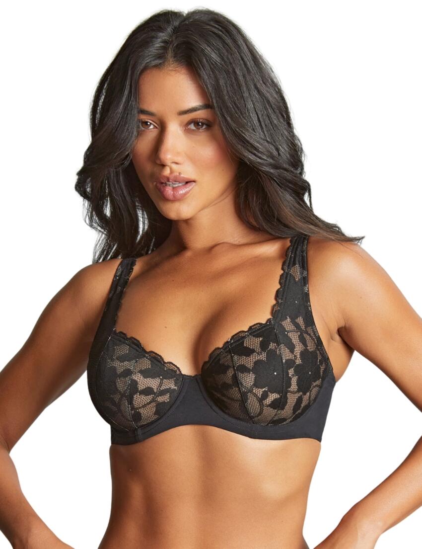 Panache Amour High Apex Balcony Bra Black