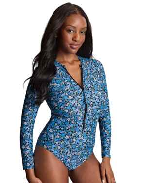 Panache Swim Posy Grace Long-Sleeve Swimsuit Posy Print