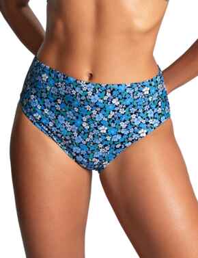 Panache Swim Posy High Waisted Bikini Brief Posy Print