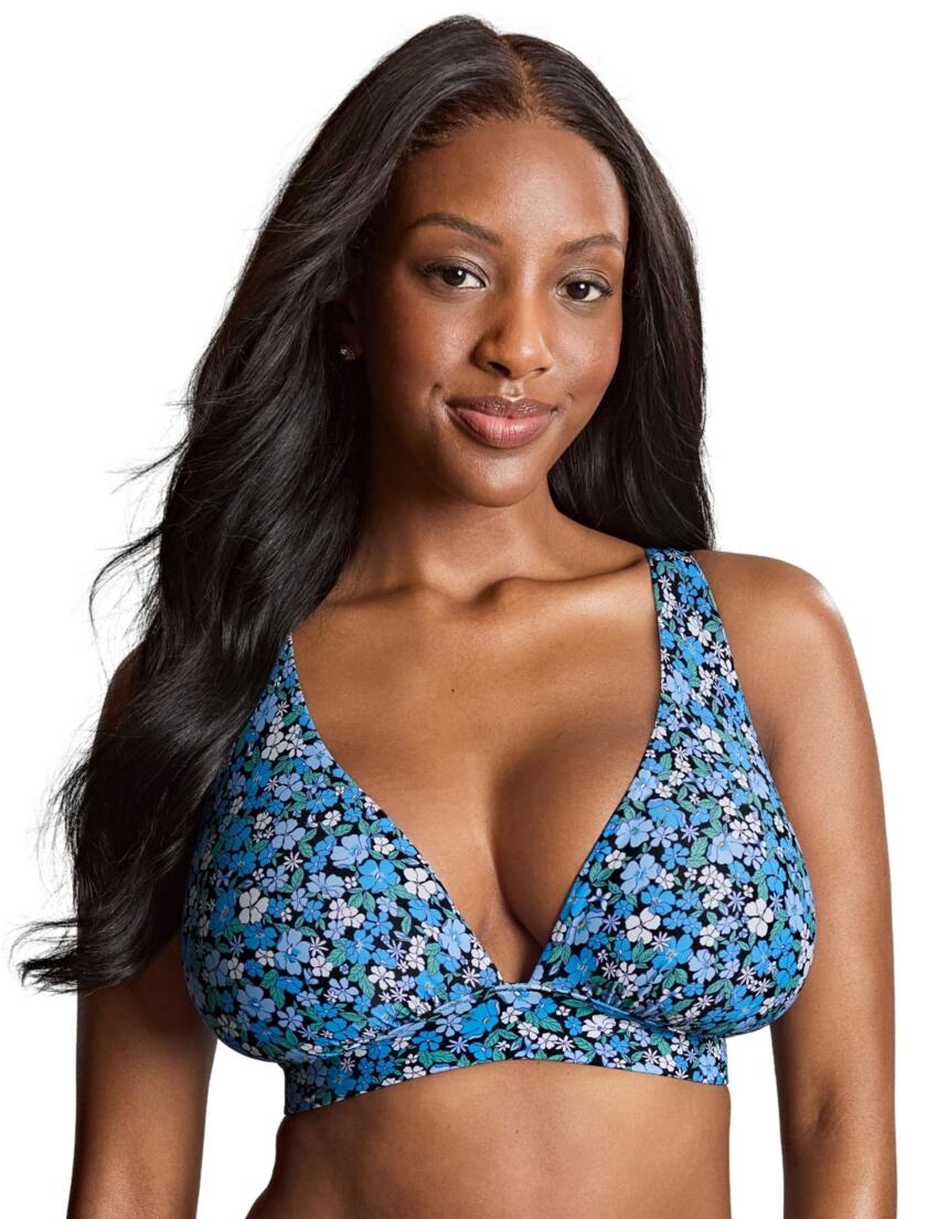 Panache Swim Posy Kara Wireless Triangle Bikini Top Posy Print