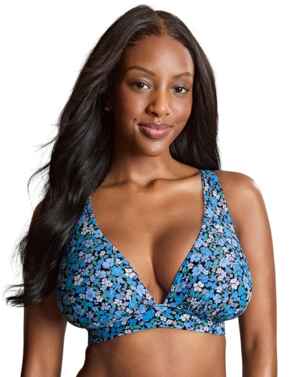 Panache Swim Posy Kara Wireless Triangle Bikini Top Posy Print