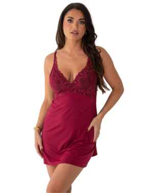 Pour Moi New Romance High Apex Chemise Cherry Red/Black