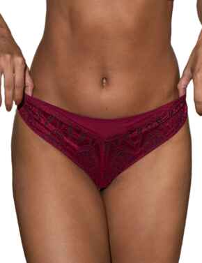 Pour Moi New Romance Brief Cherry Red/Black