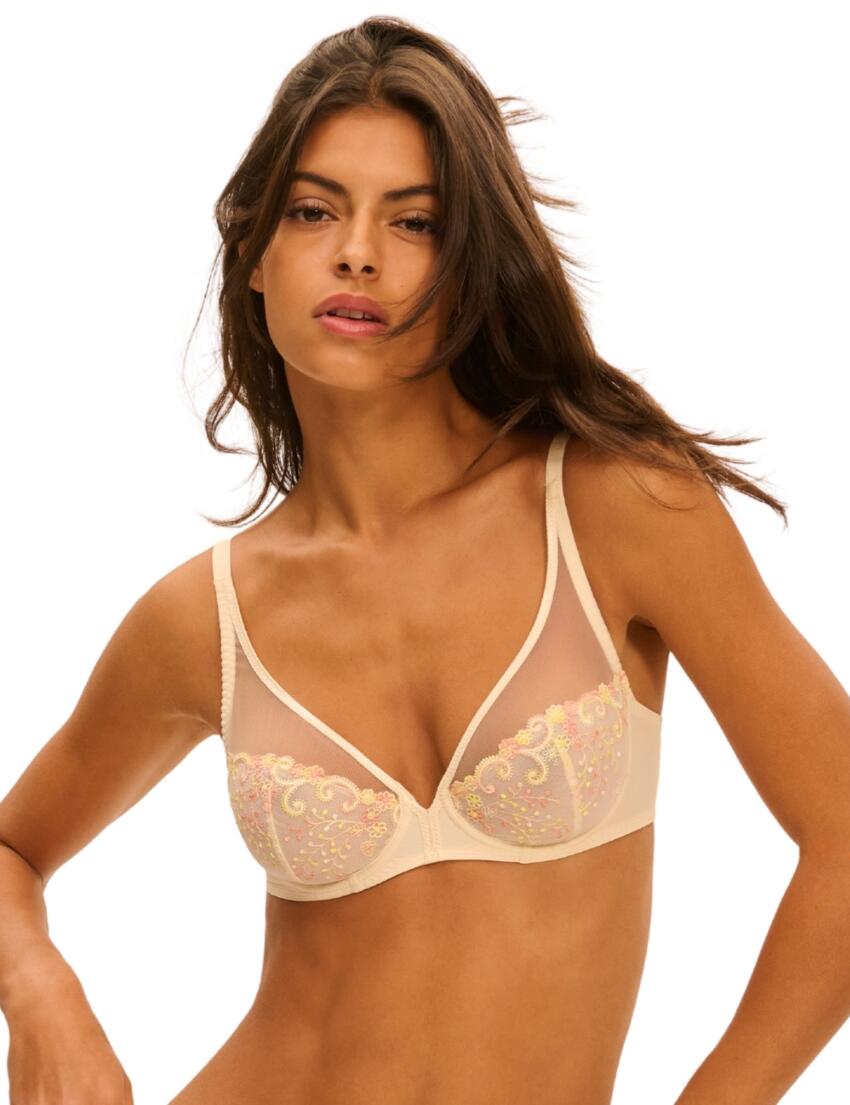 Simone Perele Delice Plunge Bra Pampa