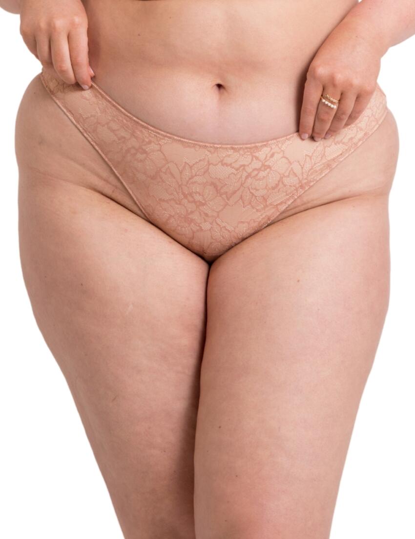 Curvy Kate Hey Girls Thong Latte